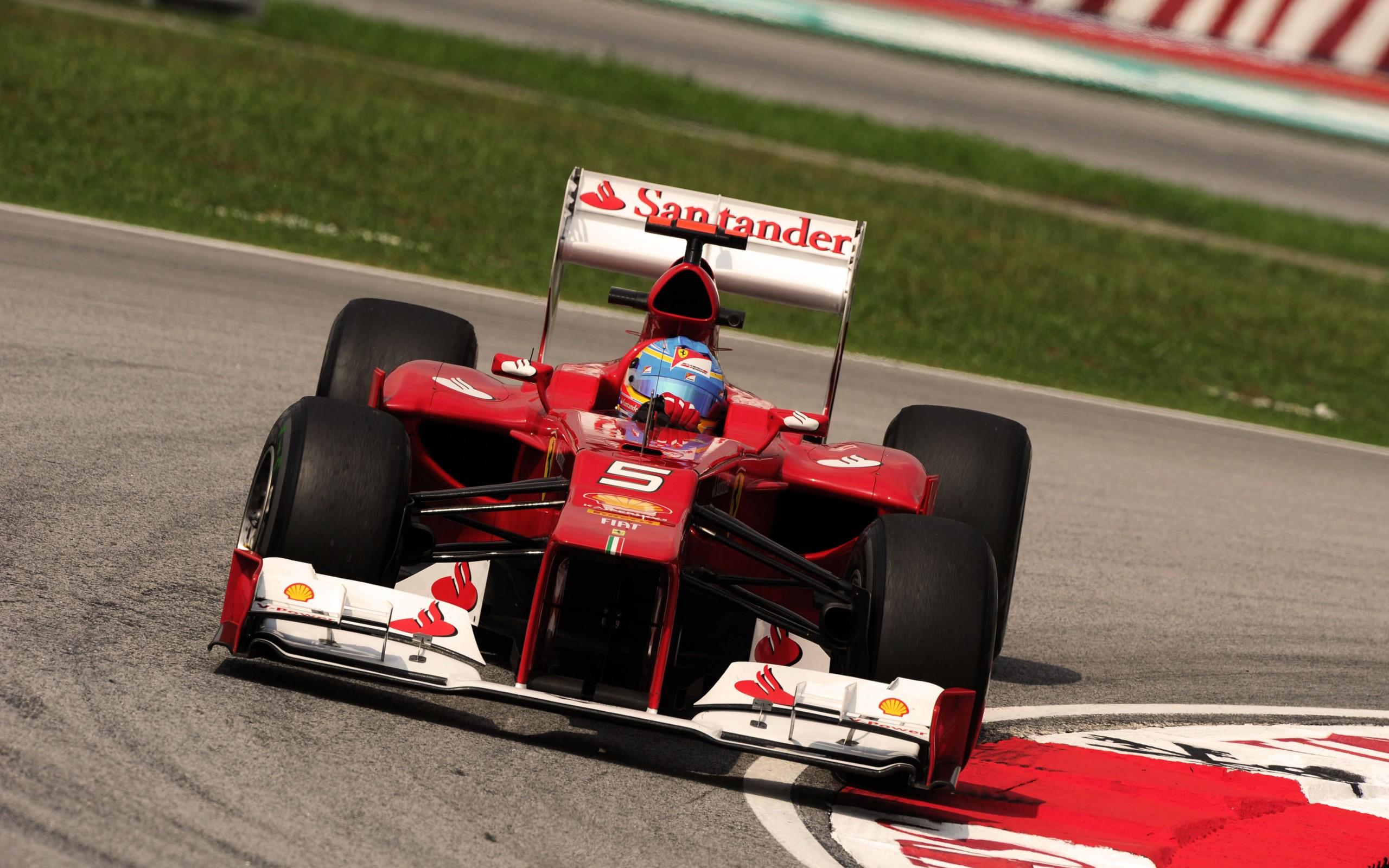 2560x1600 Fernando Alonso Ferrari 2012 Wallpaper