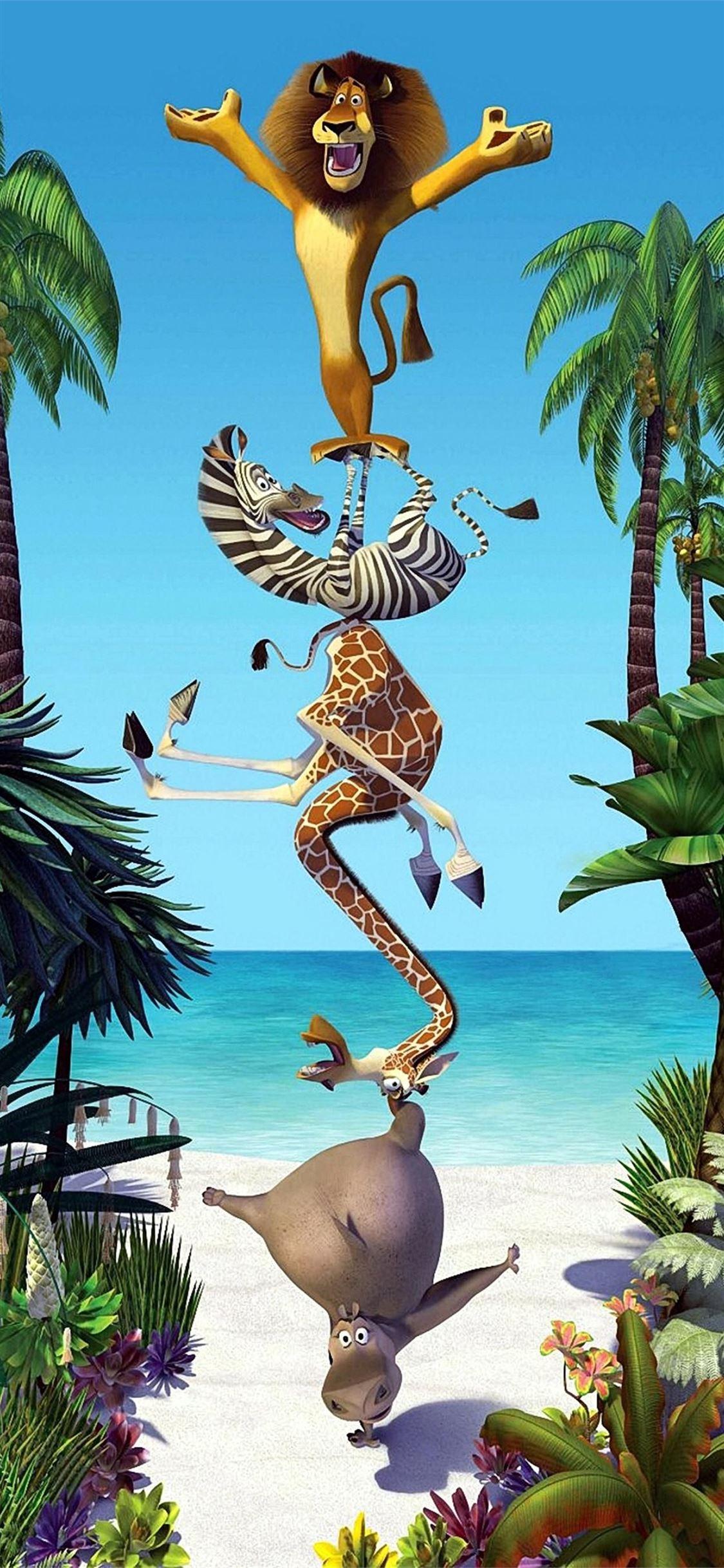 1125x2436 Madagascar Phone iPhone X Wallpaper Free Download