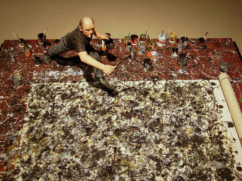 1024x768 Jackson Pollock wallpaperx768