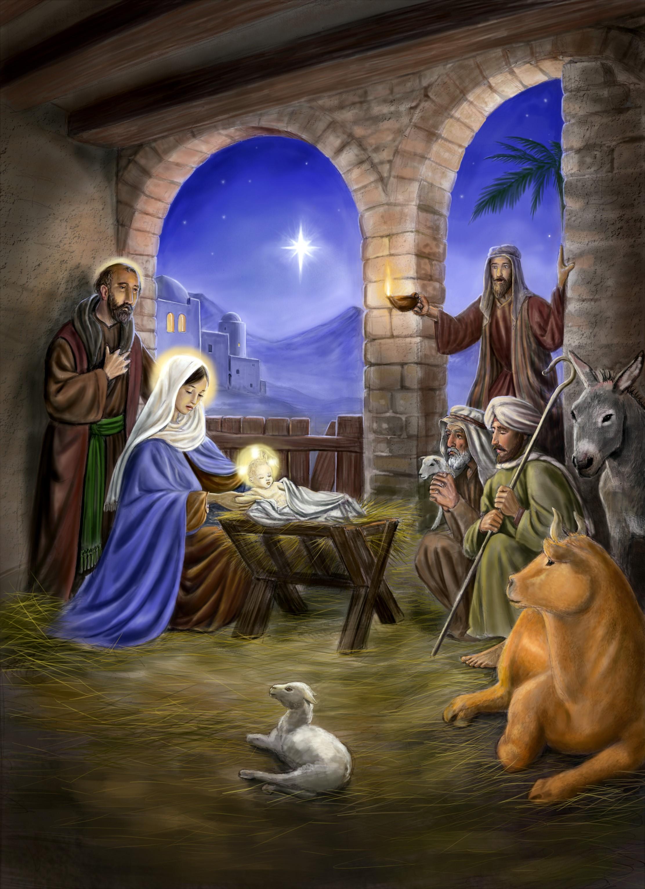 2224x3065 Baby Jesus, The Nativity Scene, Religion, Men. Mocah HD Wallpaper