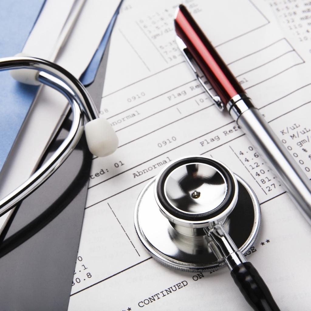 1024x1024 medical wallpaper, stethoscope, medical equipment, pen, medical, ball pen