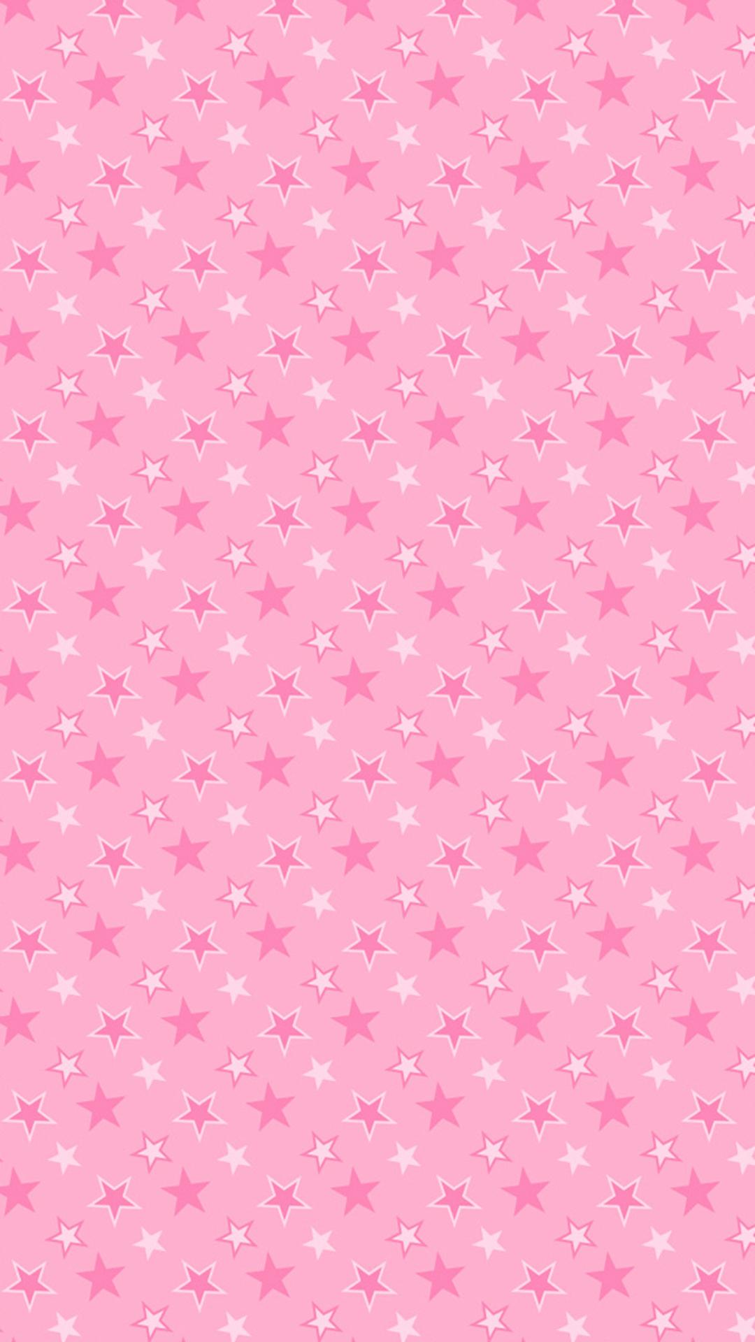 1080x1920 Pink Stars iPhone Wallpaper HD