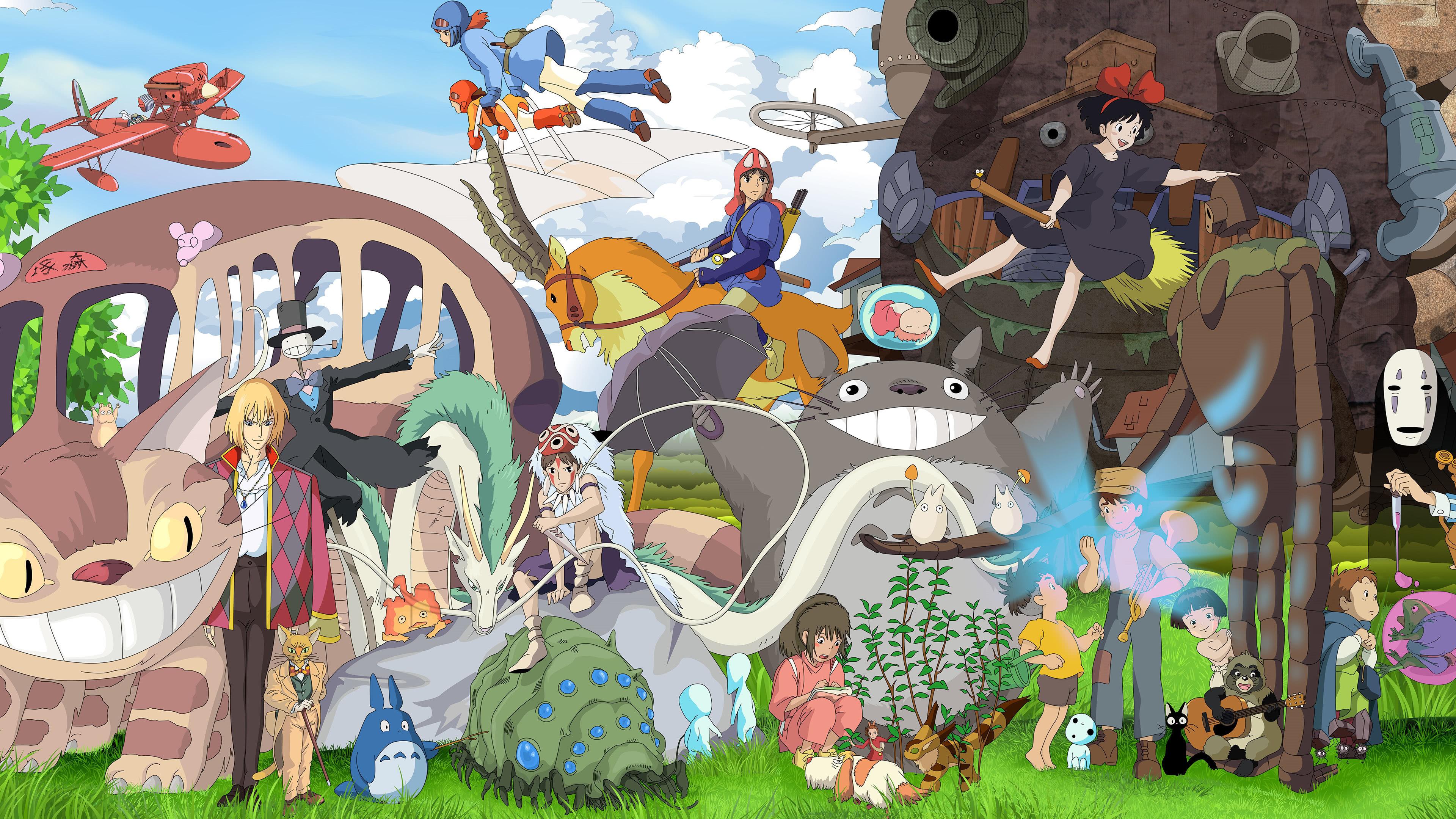 3840x2160 Studio Ghibli Computer Wallpaper