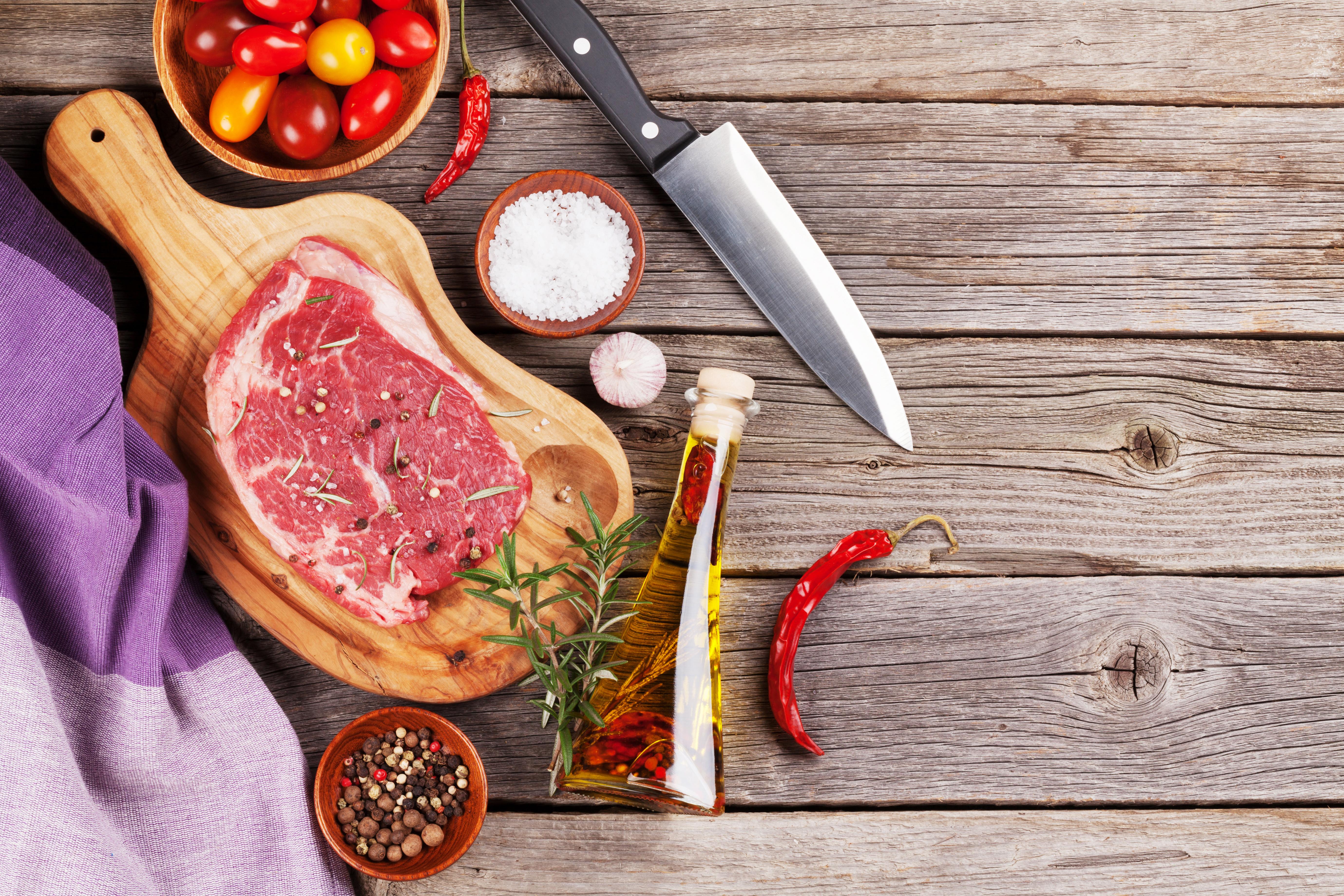 5517x3678 Desktop Wallpaper Knife Food Spices Bottle Cutting board 5517x3678