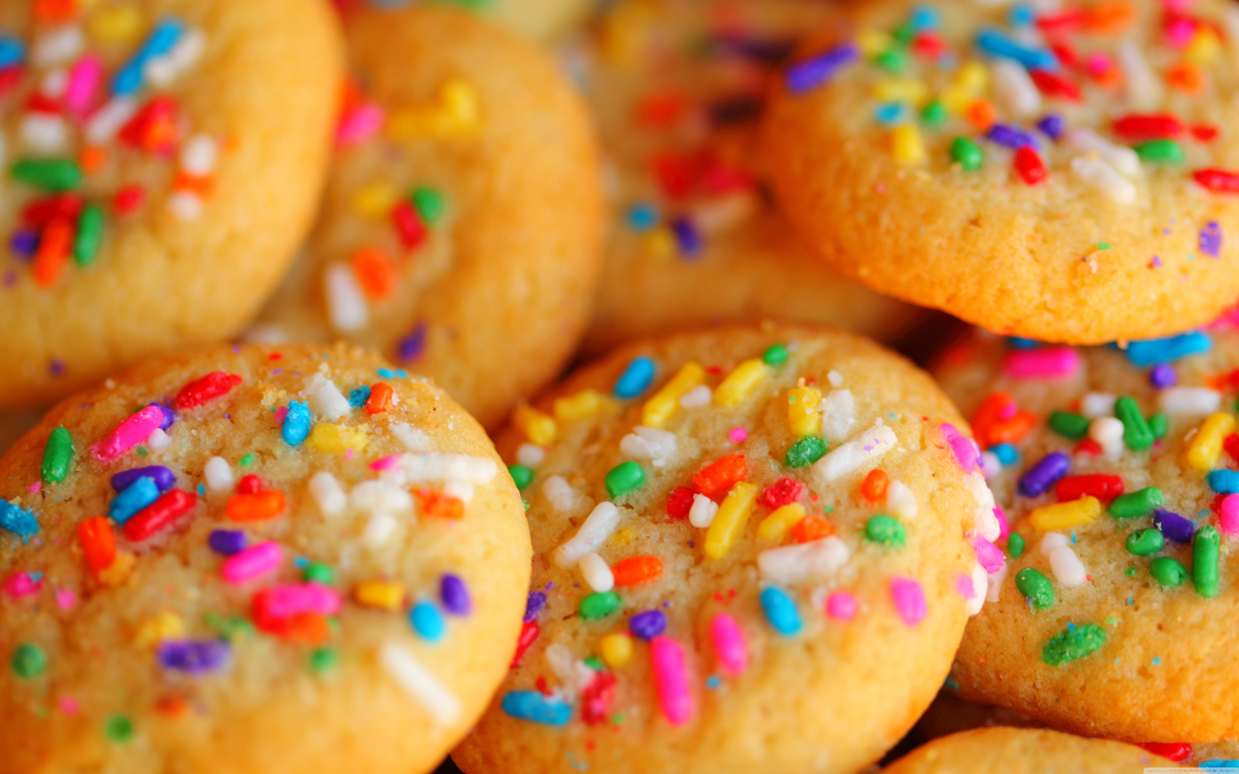 5120x3200 cookie wallpaper, food, sprinkles, sweetness, baking, cuisine, baked goods, confectionery, dish, dessert, nonpareils