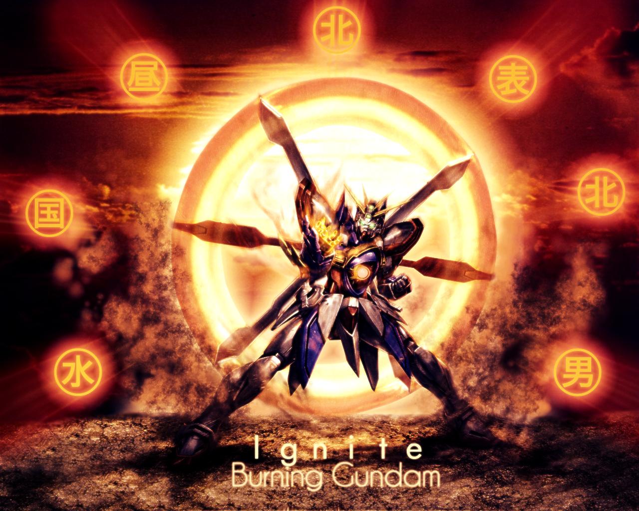 1280x1024 Mobile Fighter G Gundam Wallpaper: Ignite