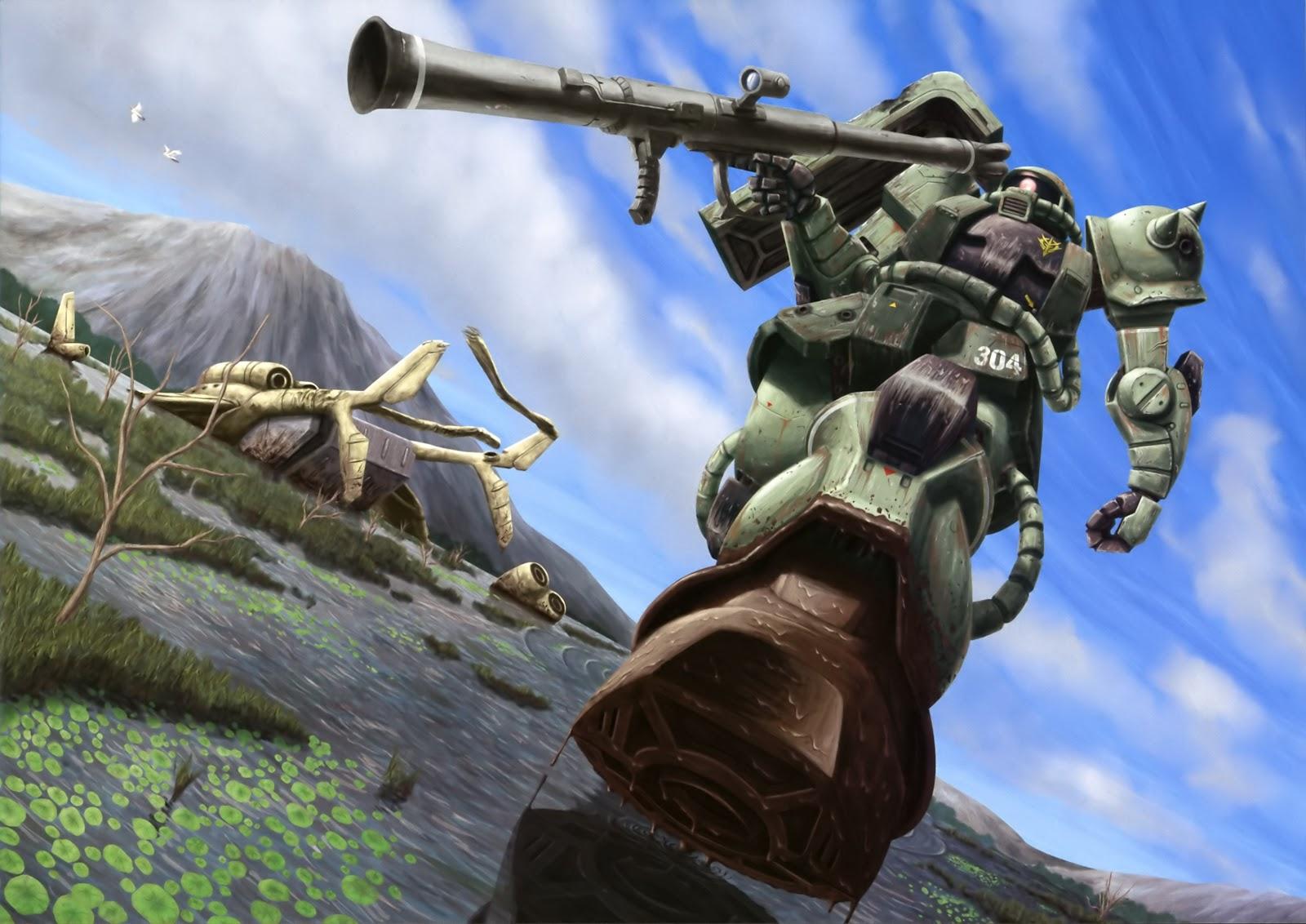 1600x1132 Zaku II Wallpaper