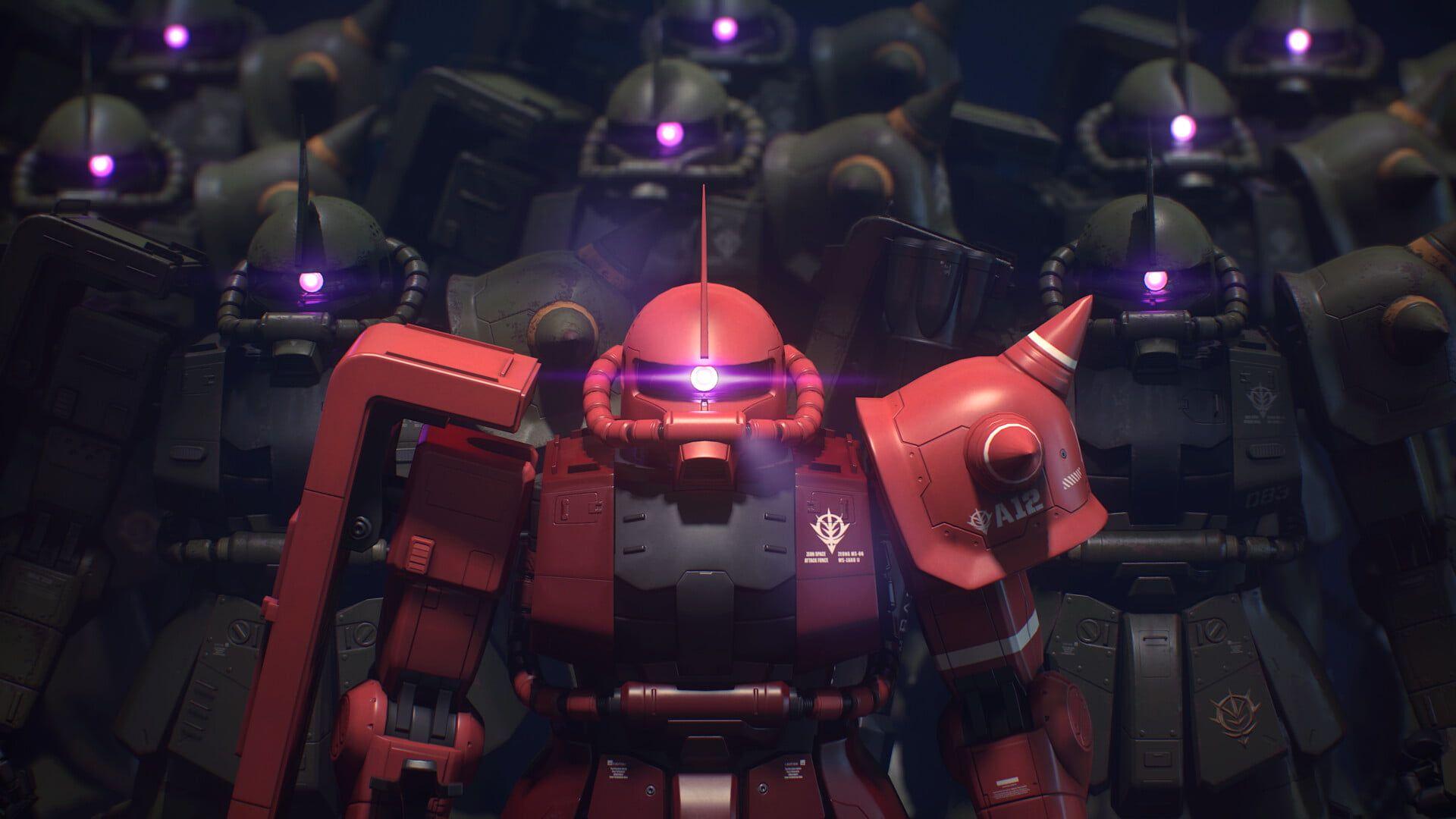 1920x1080 Mobile Suit Gundam #Gundam #anime #mech Zaku II #robot Char Aznable Mobile Suit P #wallpaper #hdwallpaper #desktop. Gundam wallpaper, Gundam, Anime