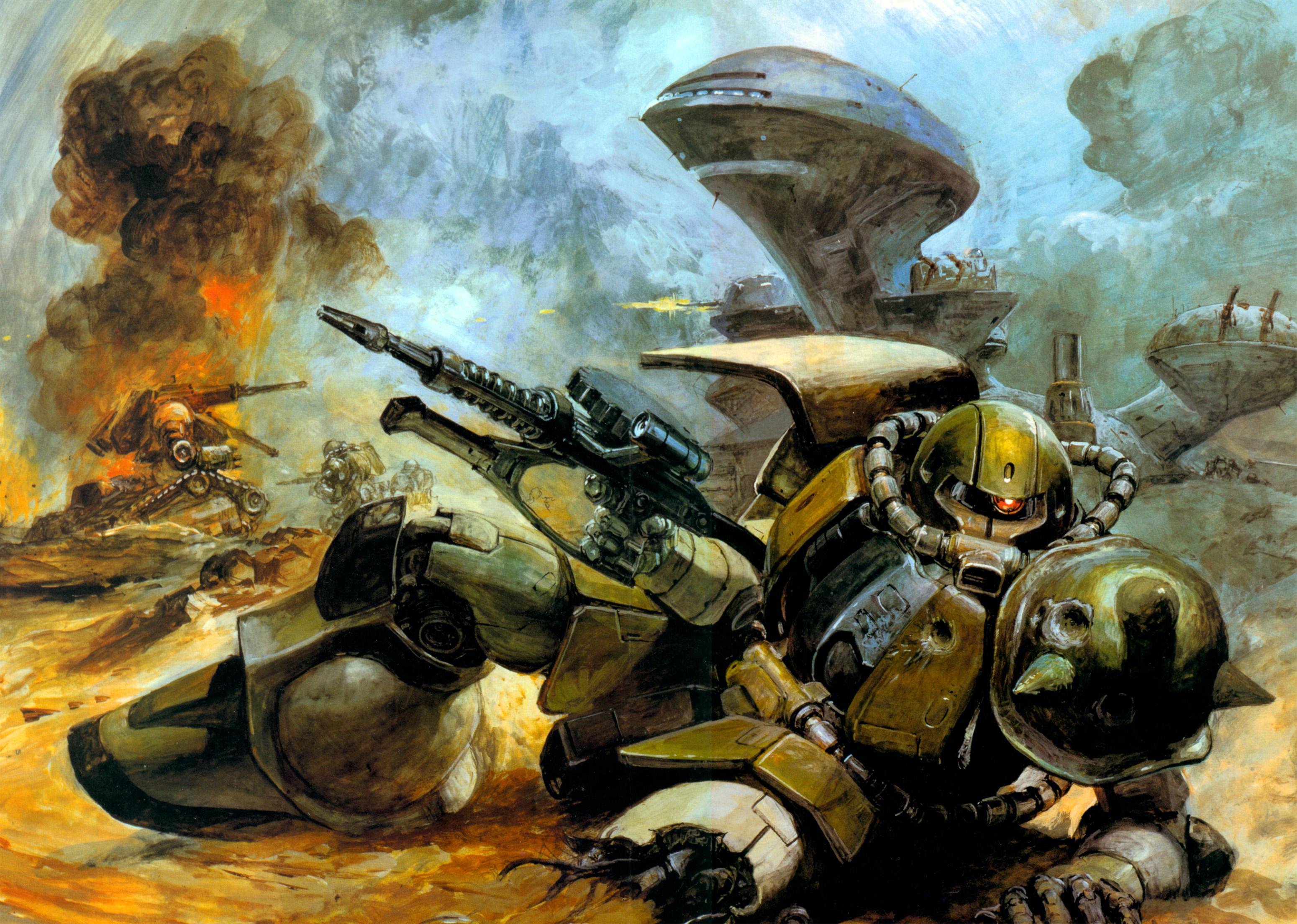 3100x2209 Zaku ii wallpaper