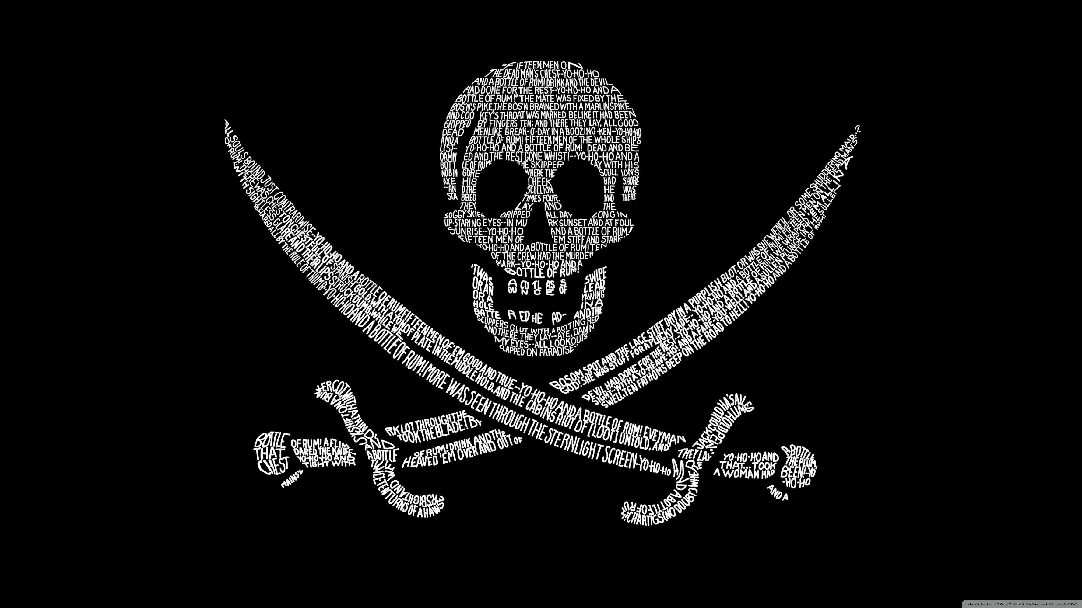 3554x1999 Pirates Flag ❤ 4K HD Desktop Wallpaper for 4K Ultra HD TV • Tablet