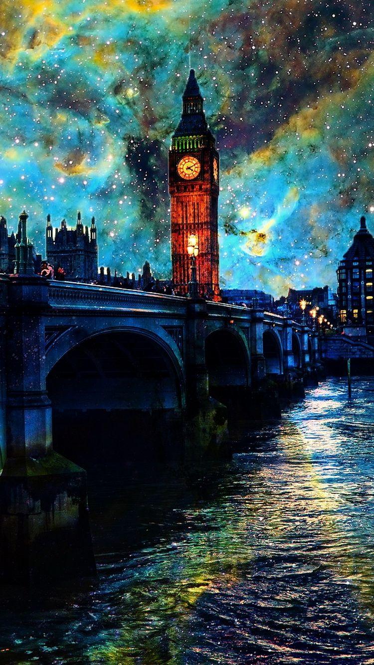 750x1334 iPhone BGs Fanasy London Night IPhone 6 Wallpaper