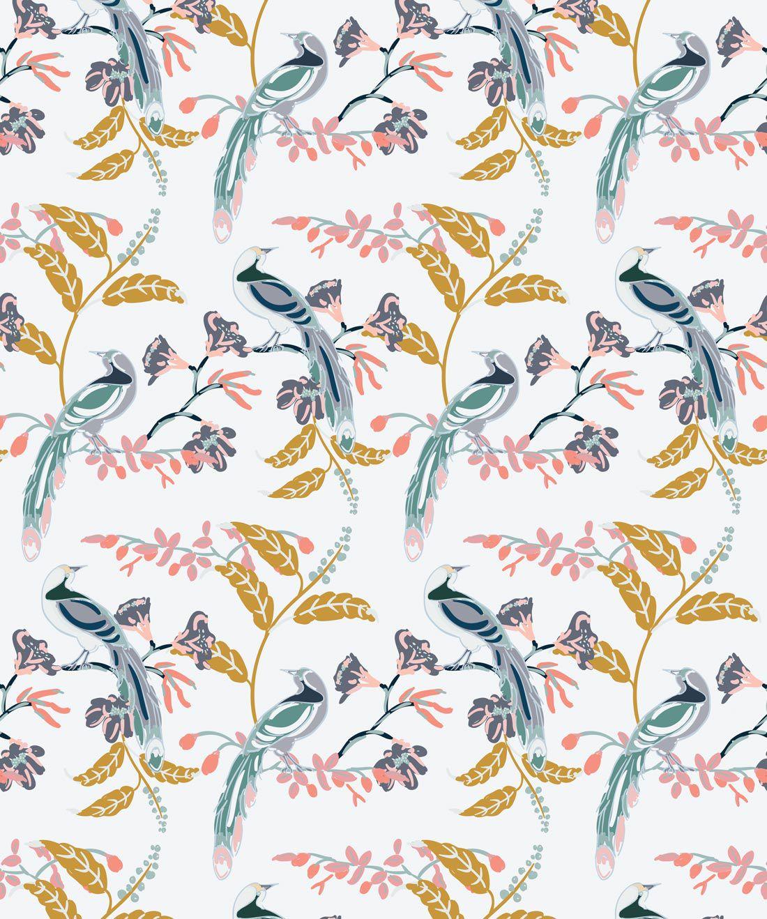1100x1318 Birds Of Paradise • Luxurious Tropical Bird Wallpaper EU