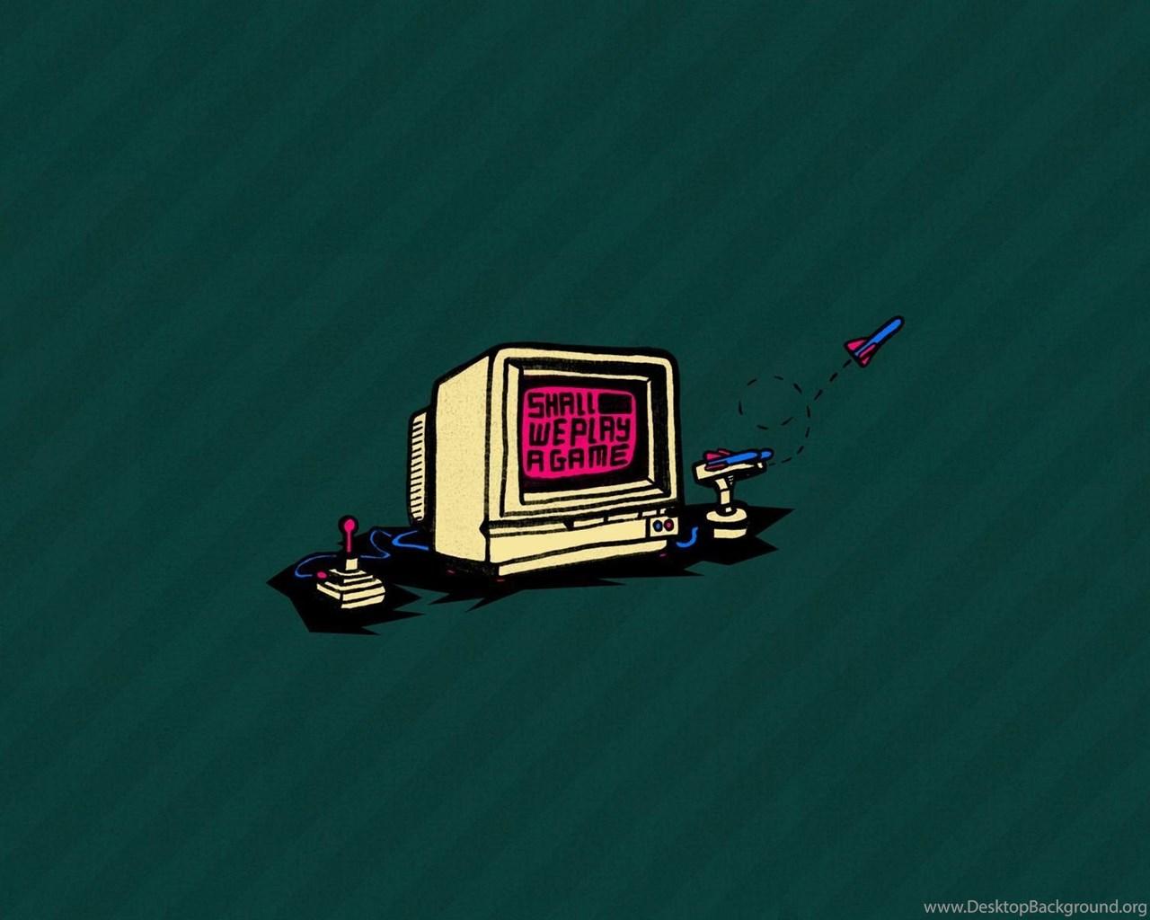 1280x1024 Gallery For Retro Computer Game Wallpaper Desktop Background