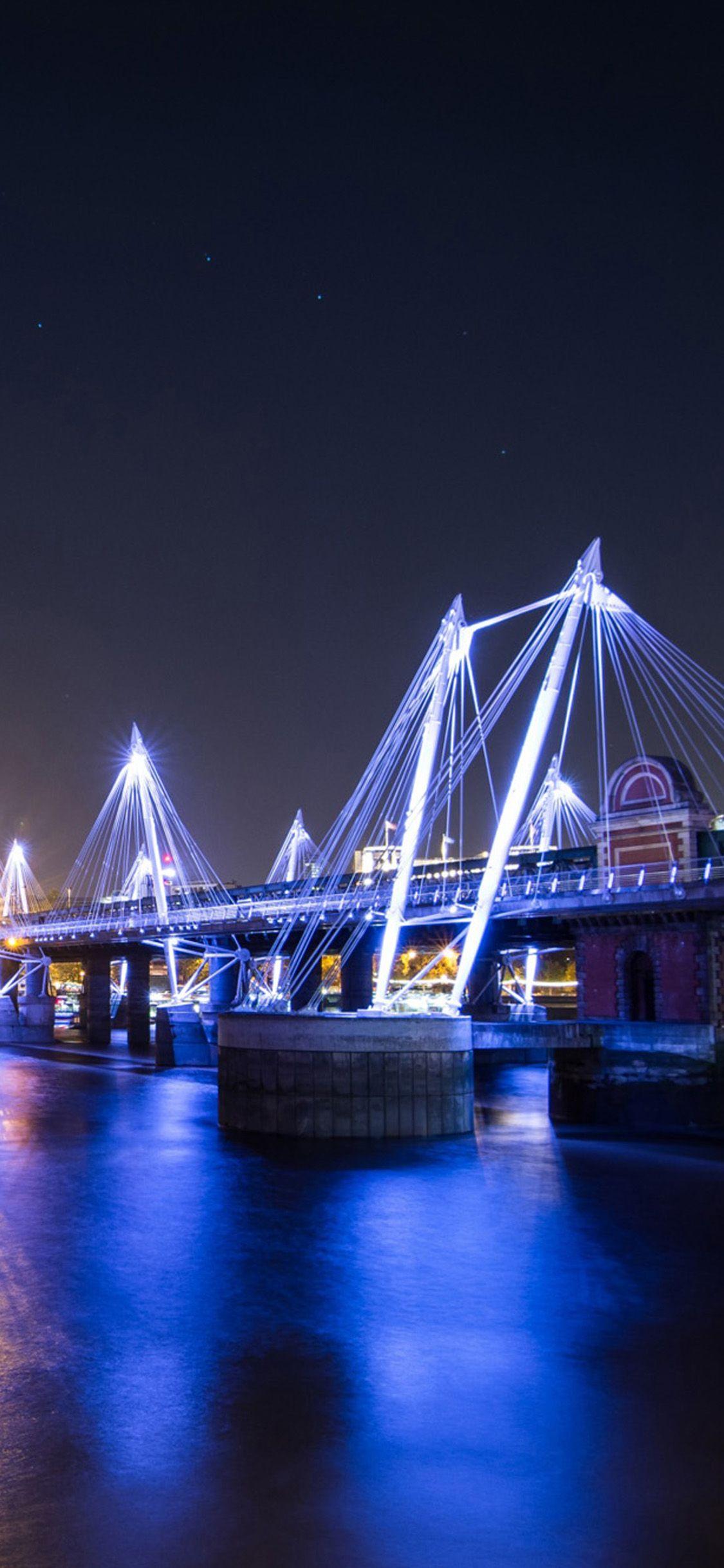 1125x2436 London Bridge At Night IPhone XS Wallpaper Free IPhoneXSWallpaper