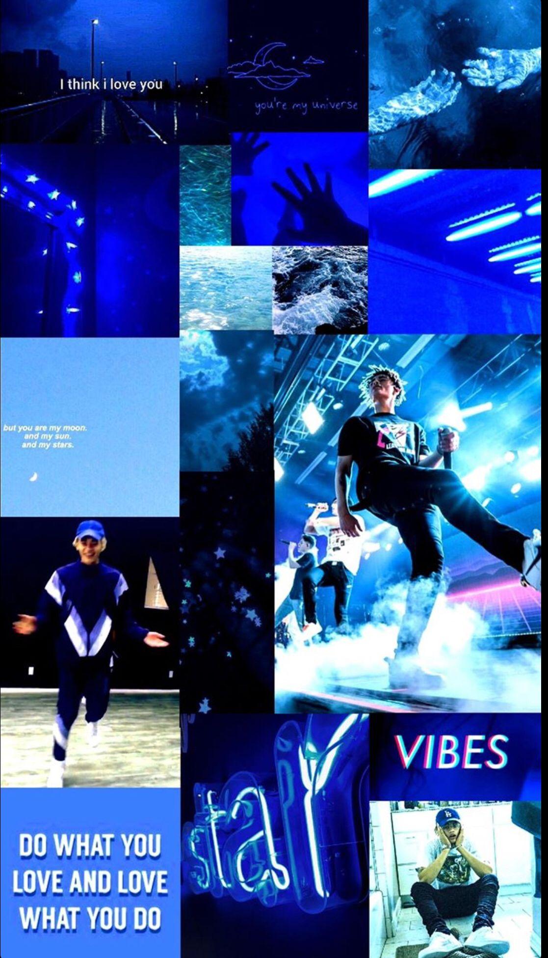1117x1951 Zion Kuwonu PRETTYMUCH. Blue aesthetic, Beautiful nature wallpaper, Wallpaper