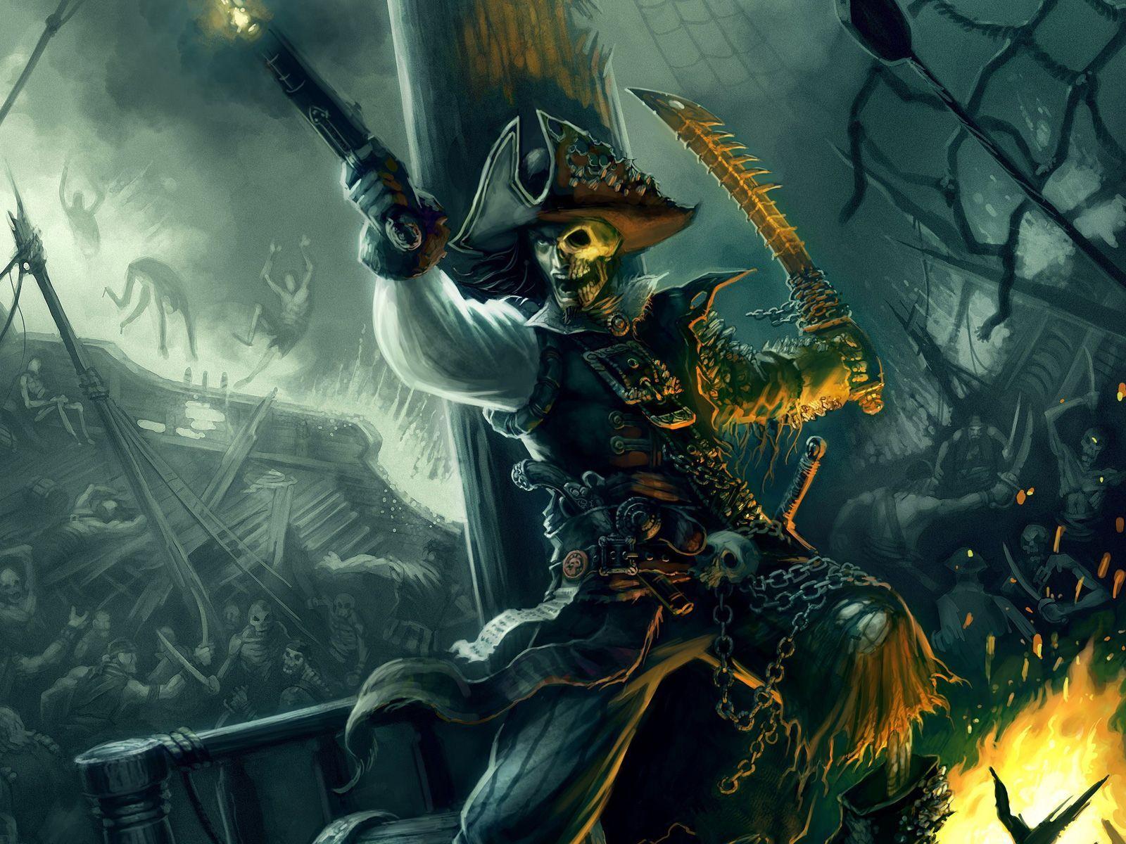 1600x1200 Ghost Pirate Paintings. Pirate Ghost Wallpaper, Free Pirate Ghost