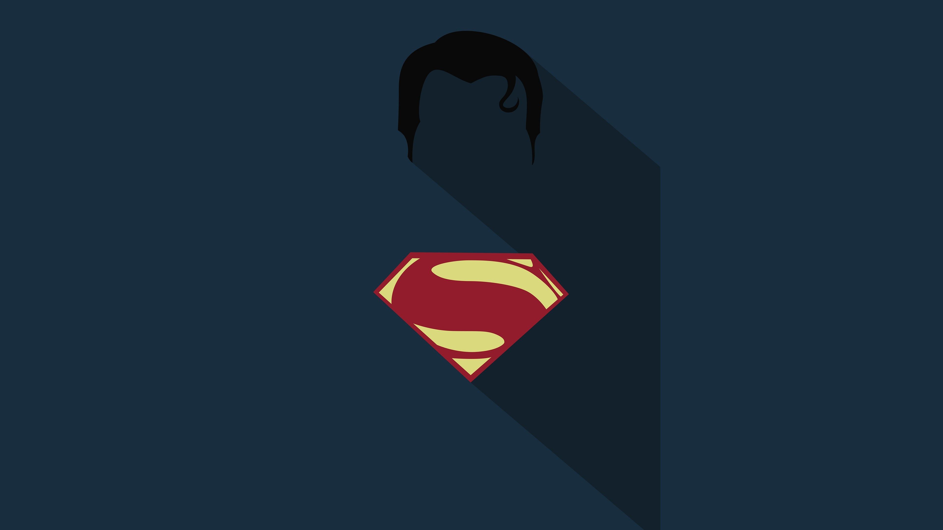 3840x2160 DC Superman Minimal Wallpaper