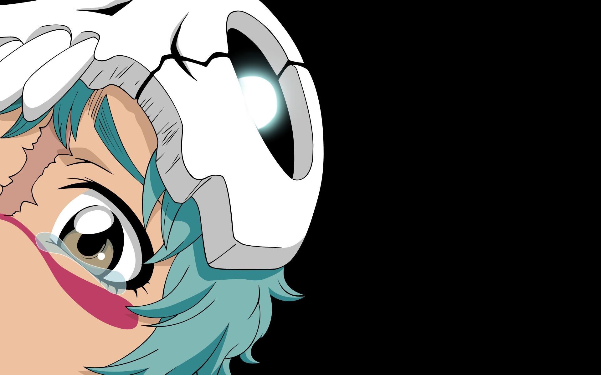1920x1200 Bleach, Black, Green Hair, Skull, Tears, Sad, Scars, Black Background, Nelliel Tu Odelschwanck Wallpaper HD / Desktop and Mobile Background