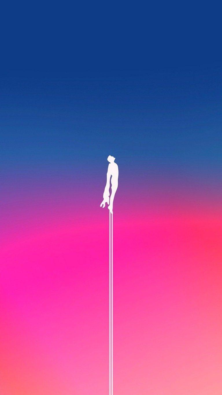 768x1365 DC Minimal Wallpaper