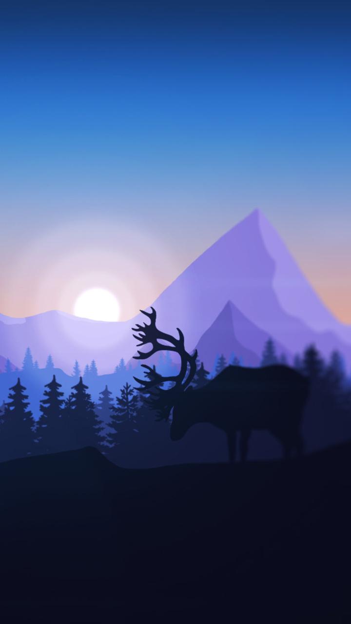 720x1280 Firewatch Minimalism Moto G, X Xperia Z Z3 Compact, Galaxy S Note II, Nexus HD 4k Wallpaper, Image, Background, Photo and Picture