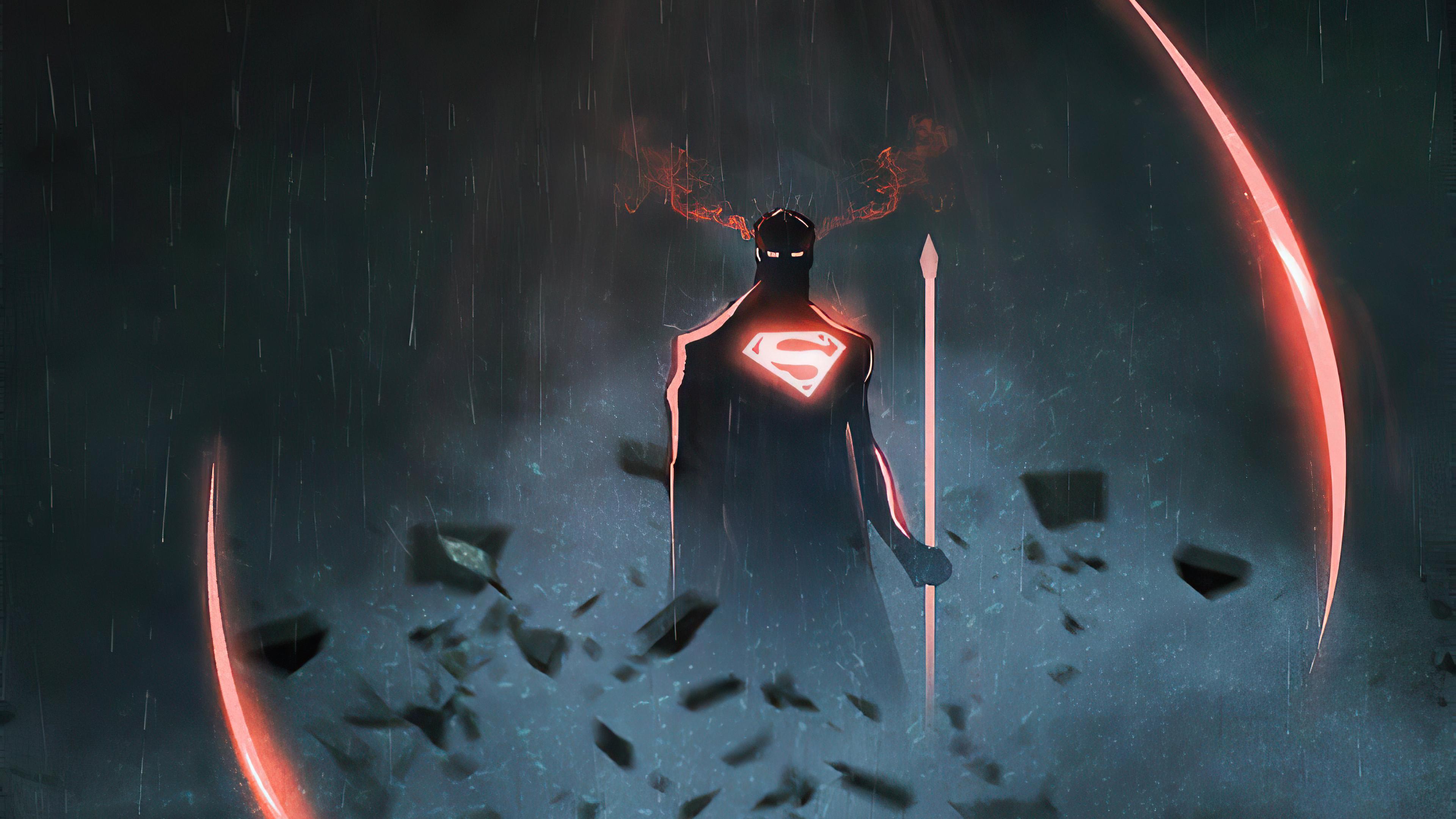 3840x2160 Superman 4k Minimalism, HD Superheroes, 4k Wallpaper, Image, Background, Photo and Picture