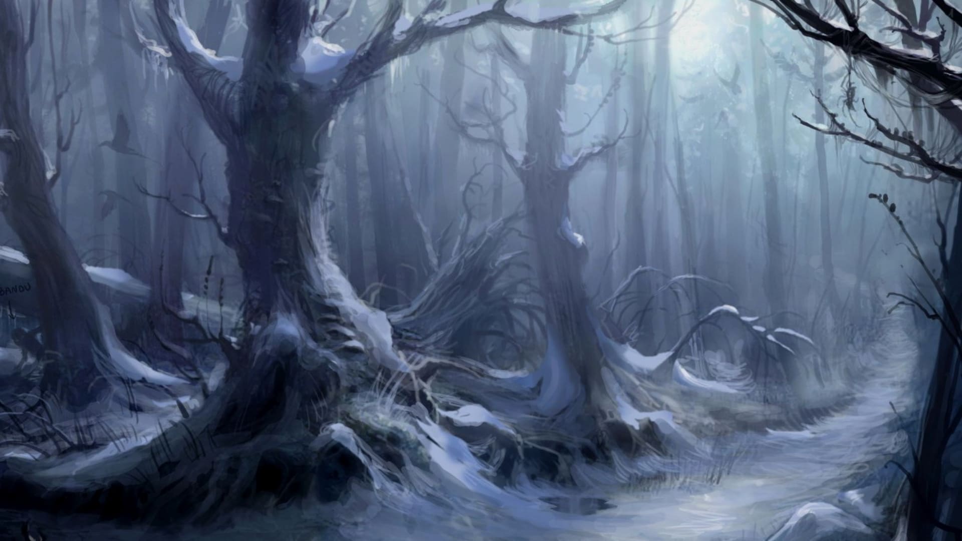 1920x1080 Scary Forest Wallpaper Download on 24wallpaper