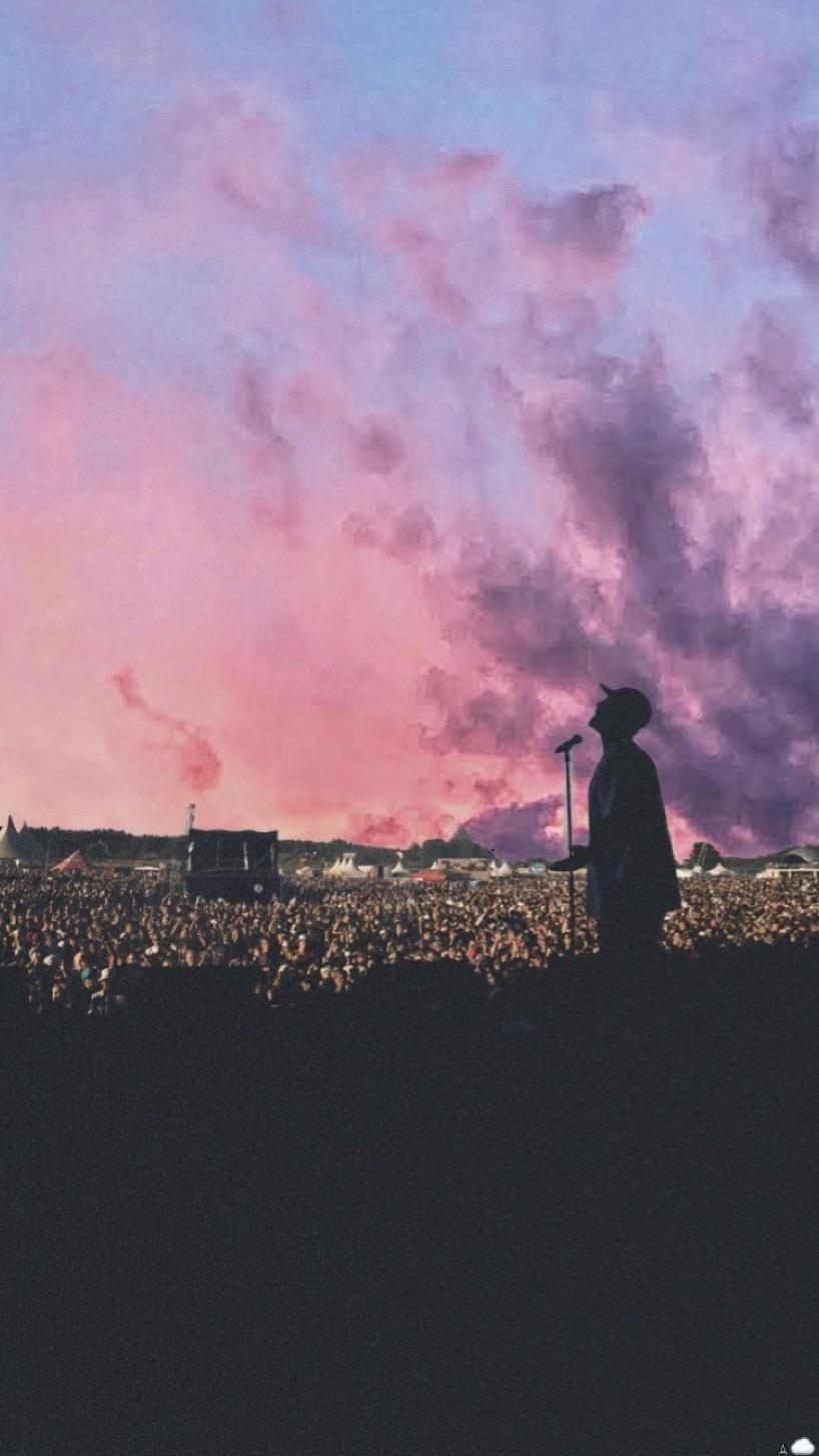 818x1454 Mac Miller Sunset Wallpaper Free HD Wallpaper