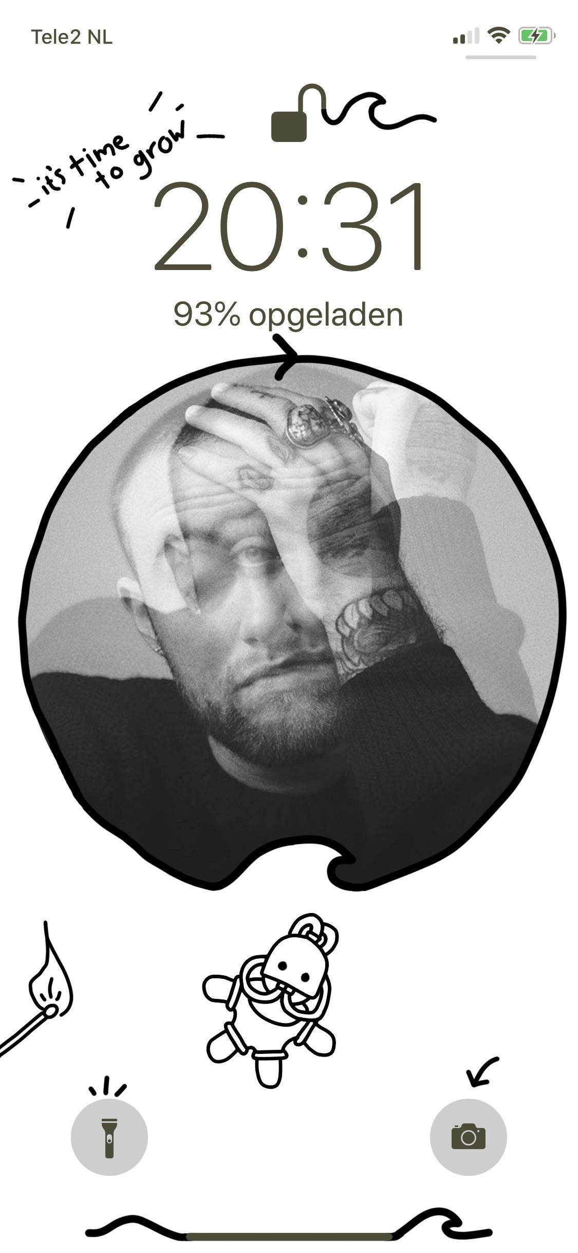 1125x2436 I'm making a Mac Miller wallpaper for my phone, What more should I add?: MacMiller
