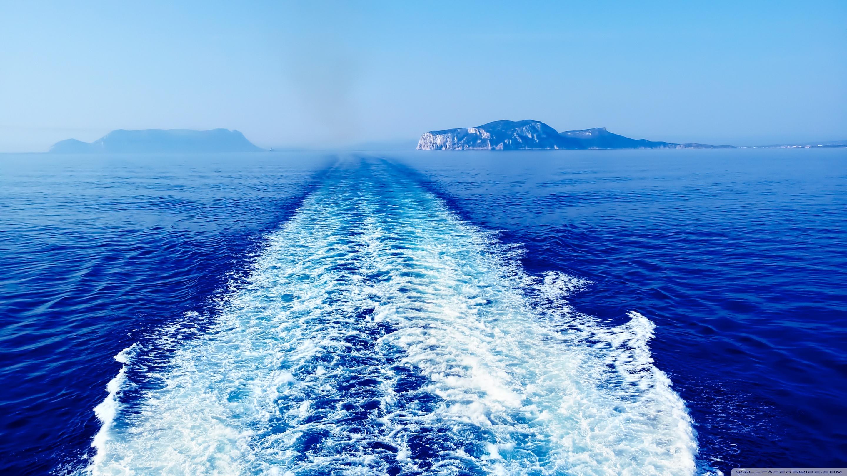 2880x1620 Wake of Boat Ultra HD Desktop Background Wallpaper for 4K UHD TV : Widescreen & UltraWide Desktop & Laptop : Tablet