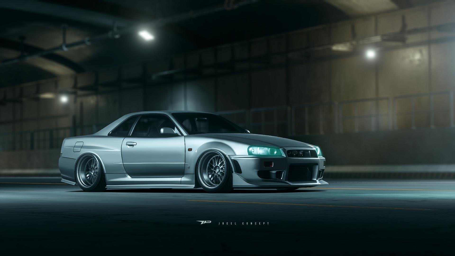 1920x1080 nissan skyline r34 HD wallpaper, background