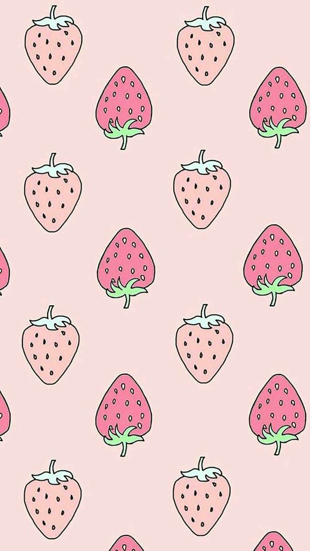 1080x1920 Strawberry Wallpaper