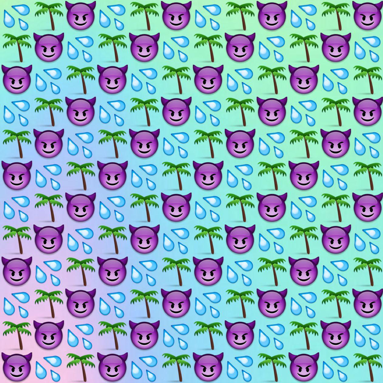 1261x1261 Image about tumblr in Custom Made Emoji Background