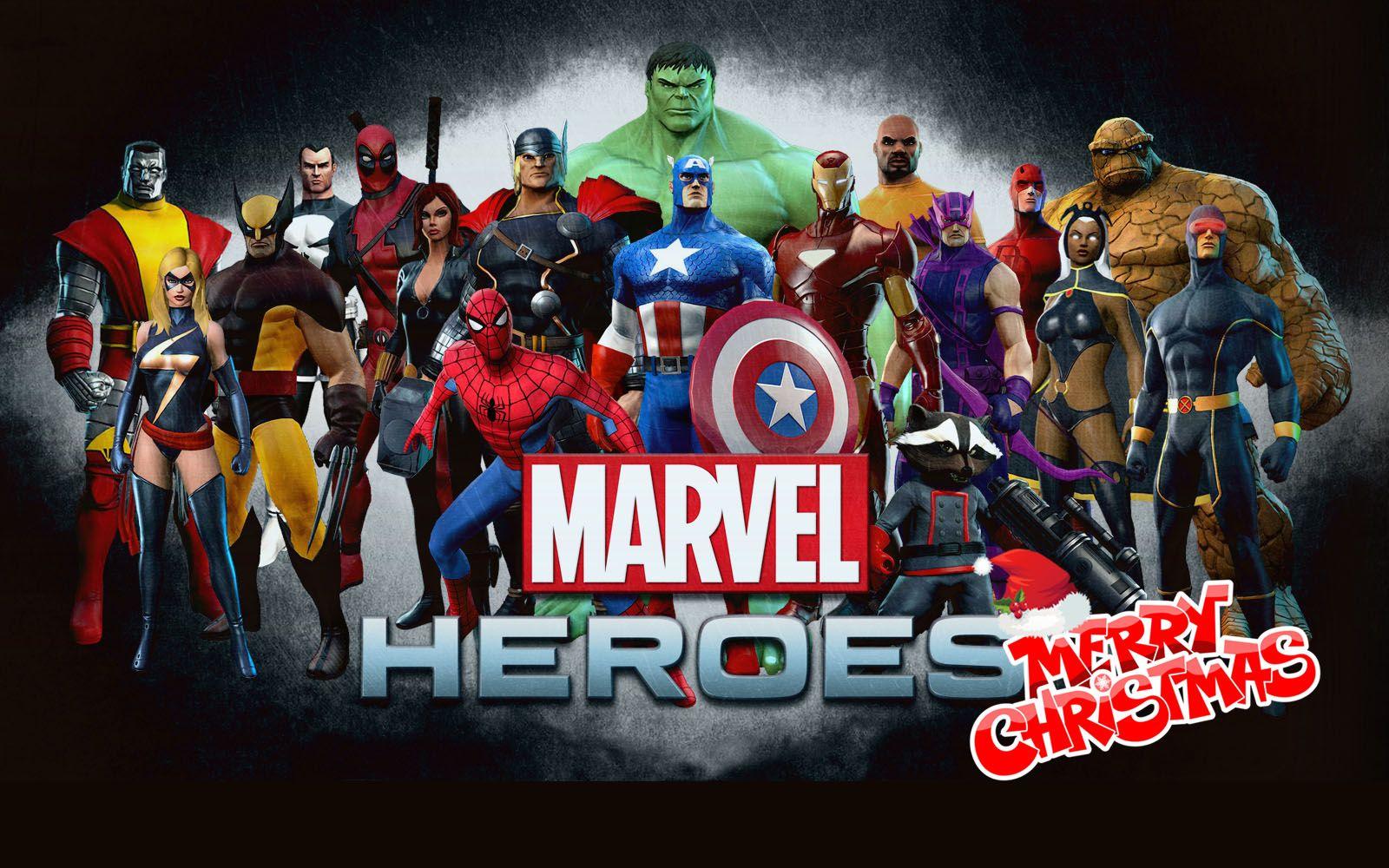 1600x1000 Marvel Christmas Wallpaper