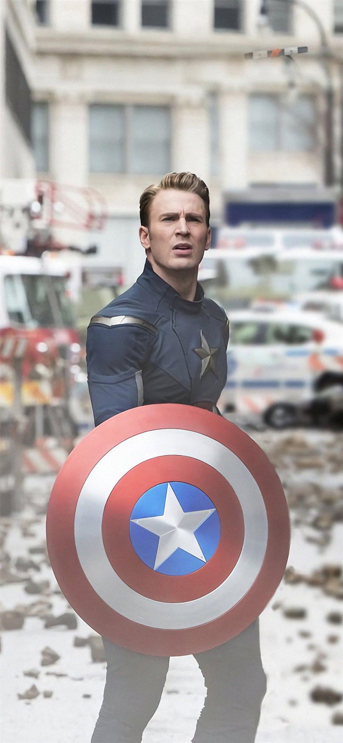 1125x2436 iPhone X Wallpaper Captain America