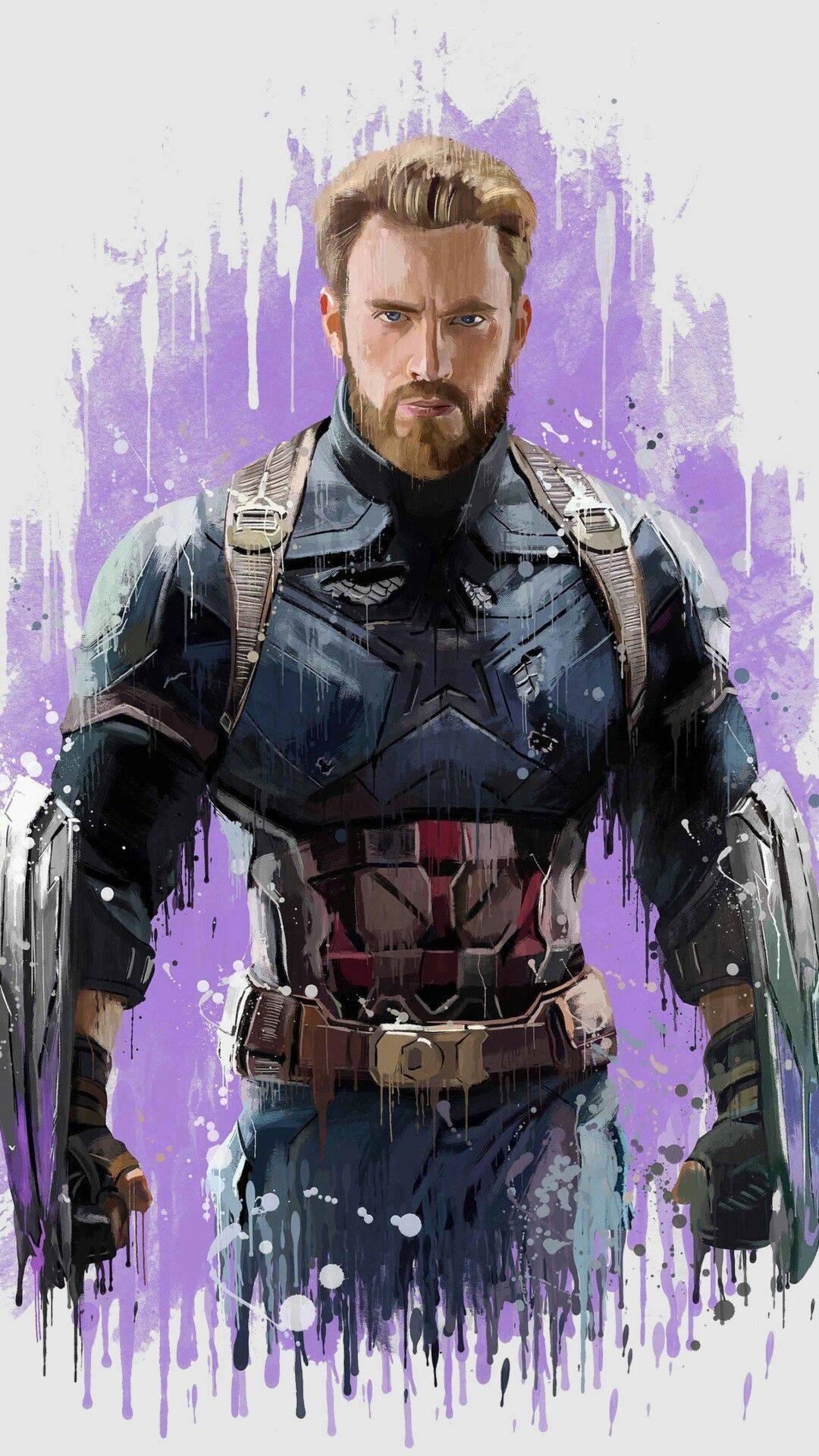 1080x1920 Captain America Avengers Art IPhone Wallpaper Wallpaper : iPhone Wallpaper