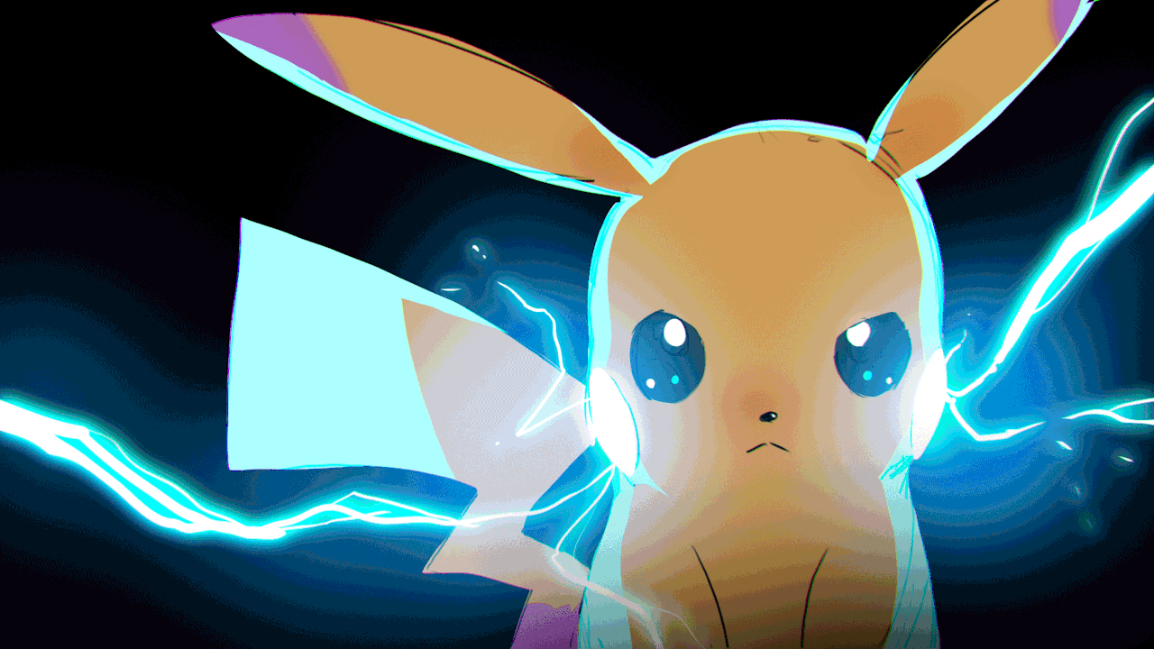 1280x720 Purple Pikachu. Pokémon