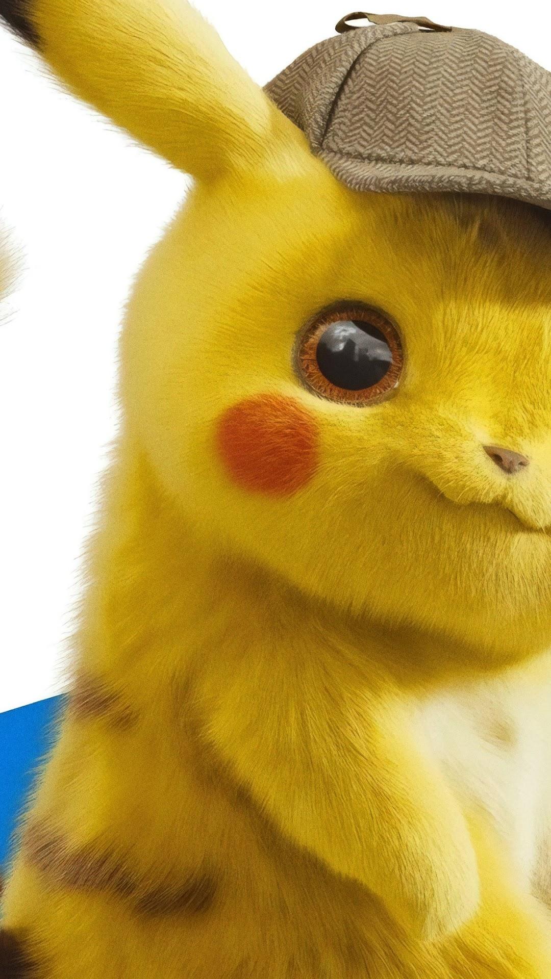 1080x1920 Detective Pikachu 4K Wallpaper