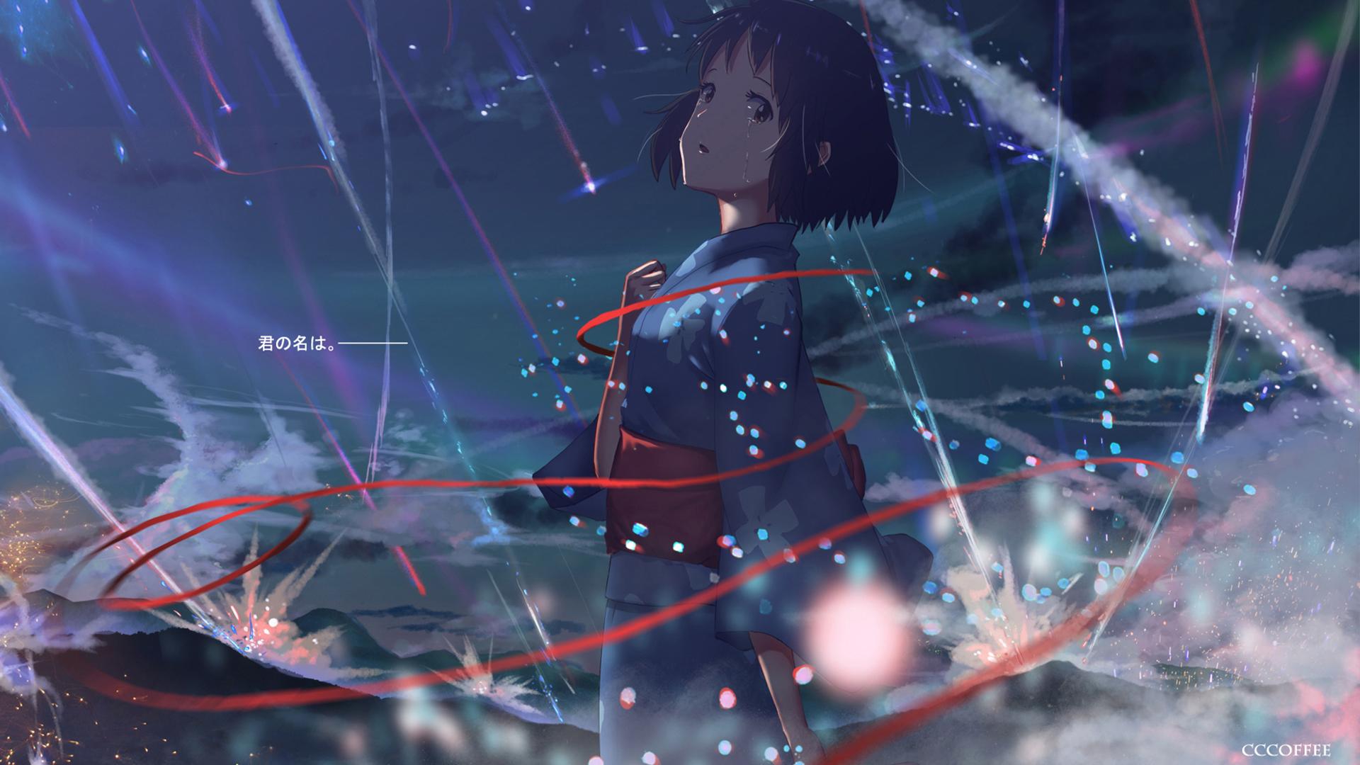 1920x1080 1920x1080 Mitsuha Miyamizu, Anime, Your Name. wallpaper JPG. Mocah HD Wallpaper