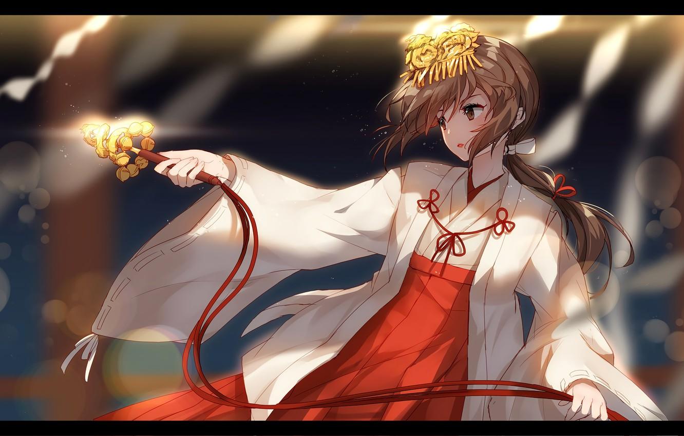 1332x850 Wallpaper girl, dance, anime, bison bison, kimi no VA on, miyamizu mitsuha, your name image for desktop, section прочее