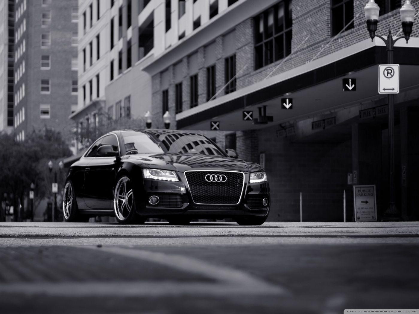 1400x1050 Black Audi Wallpaper