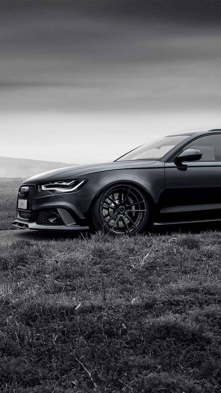 720x1280 Black Audi Wallpaper