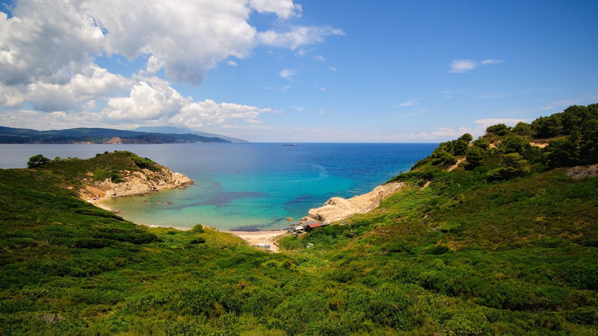 1920x1080 1920x1080 Bay, Land, Sea, Eminence, Coast, Sky wallpaper JPG