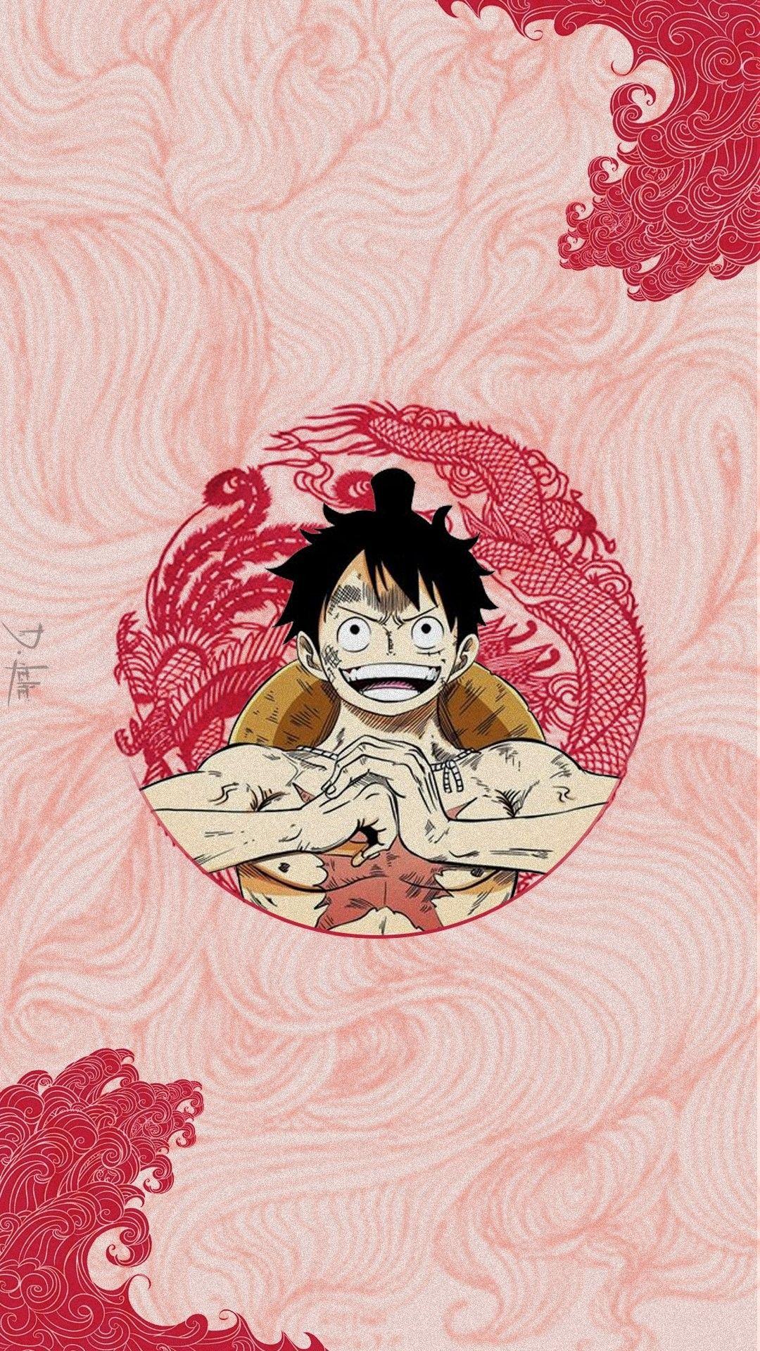 1080x1920 One Piece Luffy Wano Wallpaper