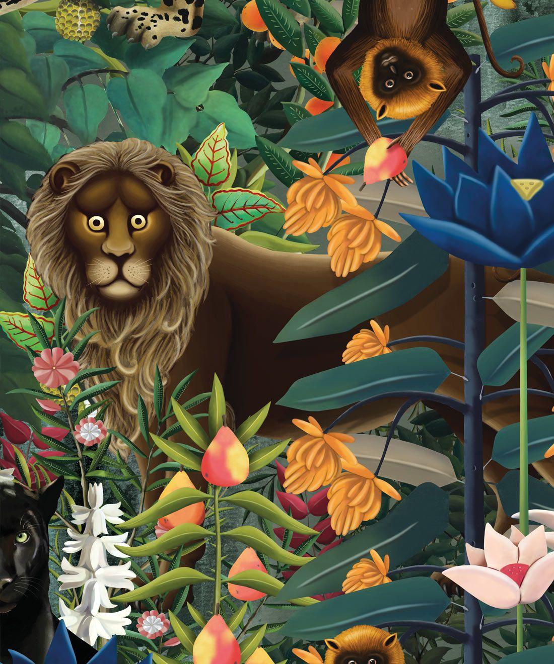 1100x1320 The Jungle Wallpaper • Wild Animal Wallpaper Europe