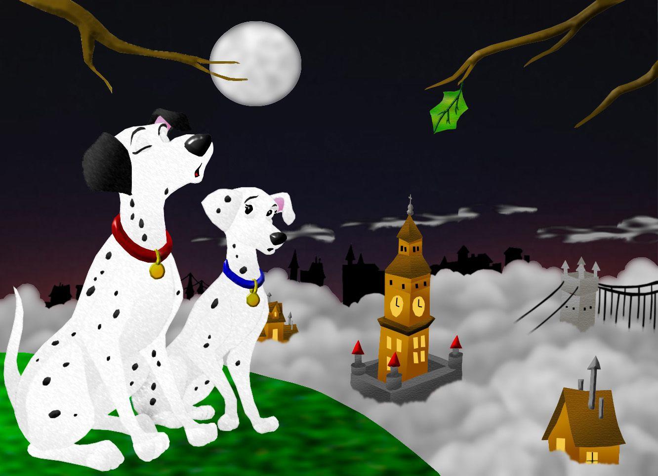 1332x964 The Best Cartoon Wallpaper: 101 Dalmatians