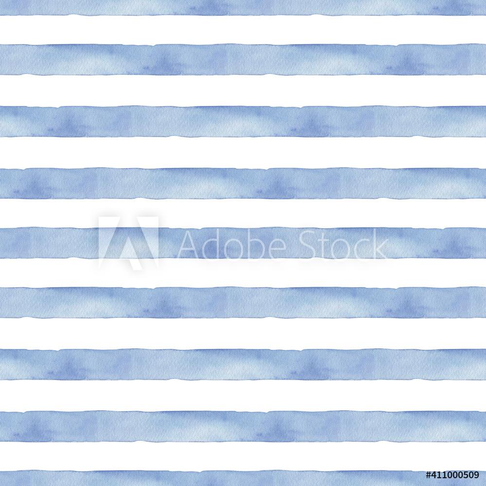 1000x1000 Watercolor seamless pattern Hand drawn striped print from Wallmural