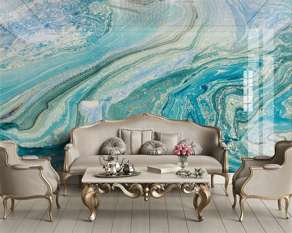 1000x800 beibehang Custom modern stylish wallpaper abstract watercolor marble pattern interior background wall papers home decor. Wallpaper