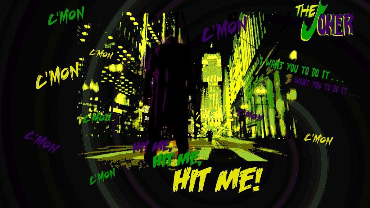 1192x670 Joker Hit Me Wallpaper