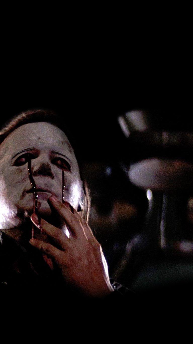 768x1365 Michael Myers iPhone Dark Wallpaper