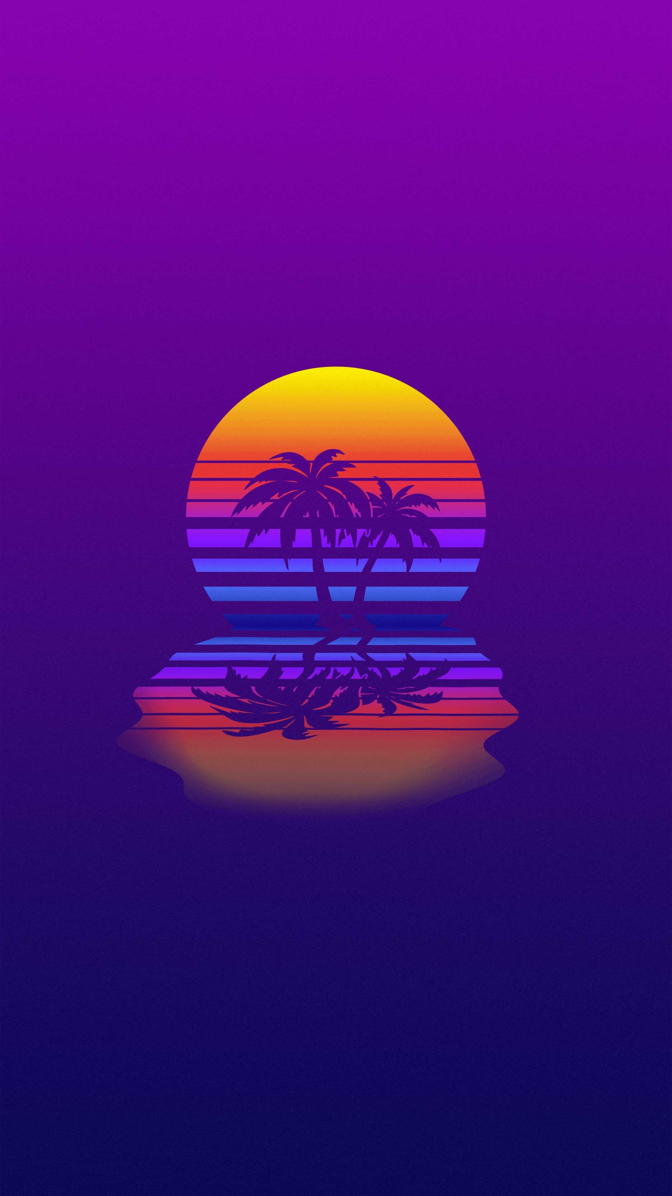 2160x3840 Vaporwave Wallpaper